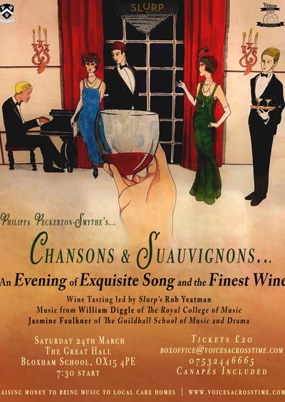 Chansons & Sauvignons: An evening of wine tasting and song